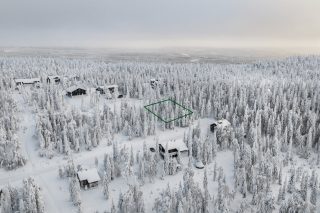 Ilmakuva tontista.